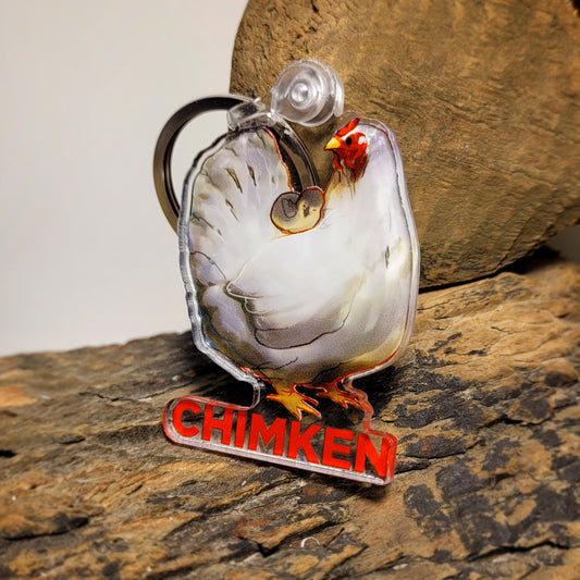 Chimken Acrylic Keychain