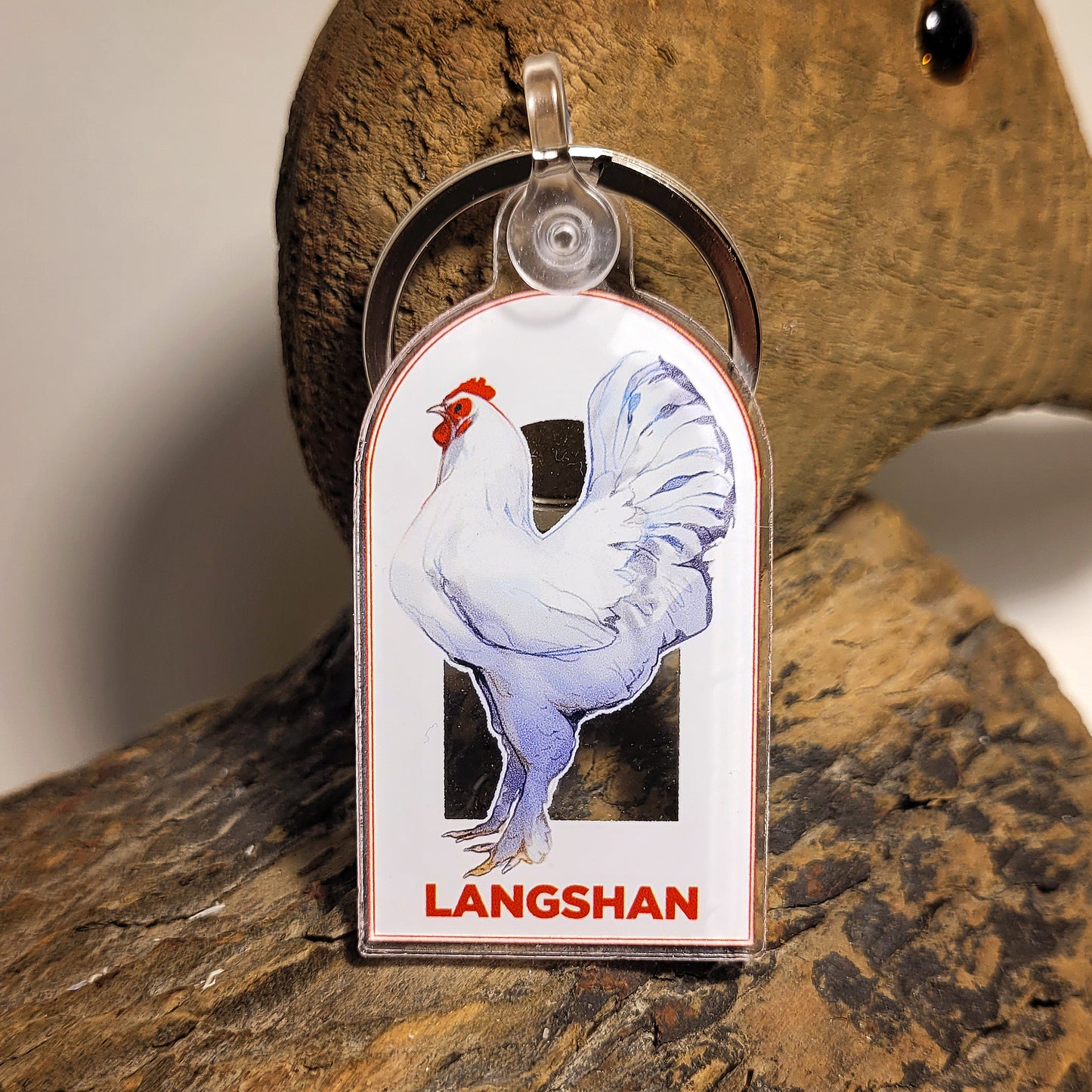 Langshan Acrylic Keychain